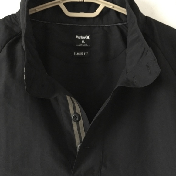 Hurley Drifter Popover Jacket Mock Neck Pouch - Picture 2 of 6